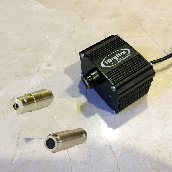 iDryfire Target System Sensor Camera and 9mm dry fire cartridge